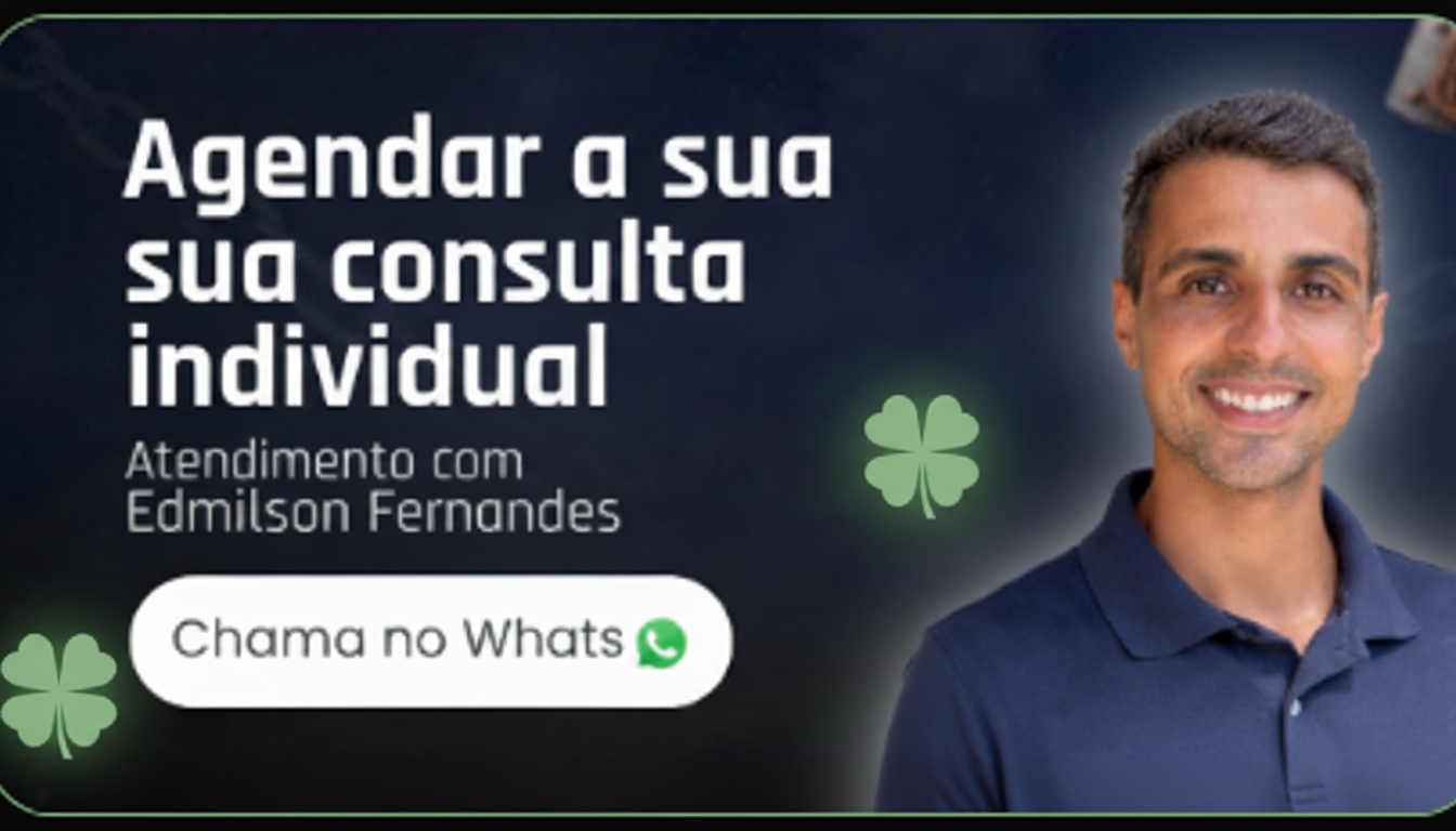 Agendar sua consulta individual - Atendimento com Edmilson Fernandes - Chama no WhatsApp